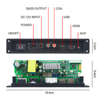 VIRE Système Audio Domestique 2.1 Canaux Barre de Son TV, Carte Amplificateur de Son Classe D pour Haut-Parleur d'Ordinateur PC et Tablette