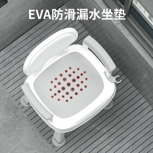 Chaise de douche de salle de bain sélectionnée, 48 cm, antidérapante avec ventouse, pour personnes âgées, handicapées, femmes enceintes - Product Image 4