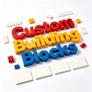 Professional Custom MOC Building <b>Blocks</b> Construction & Model Toy ABS <b>Plastic</b> Educational DIY Set for Kids - Product Image 1