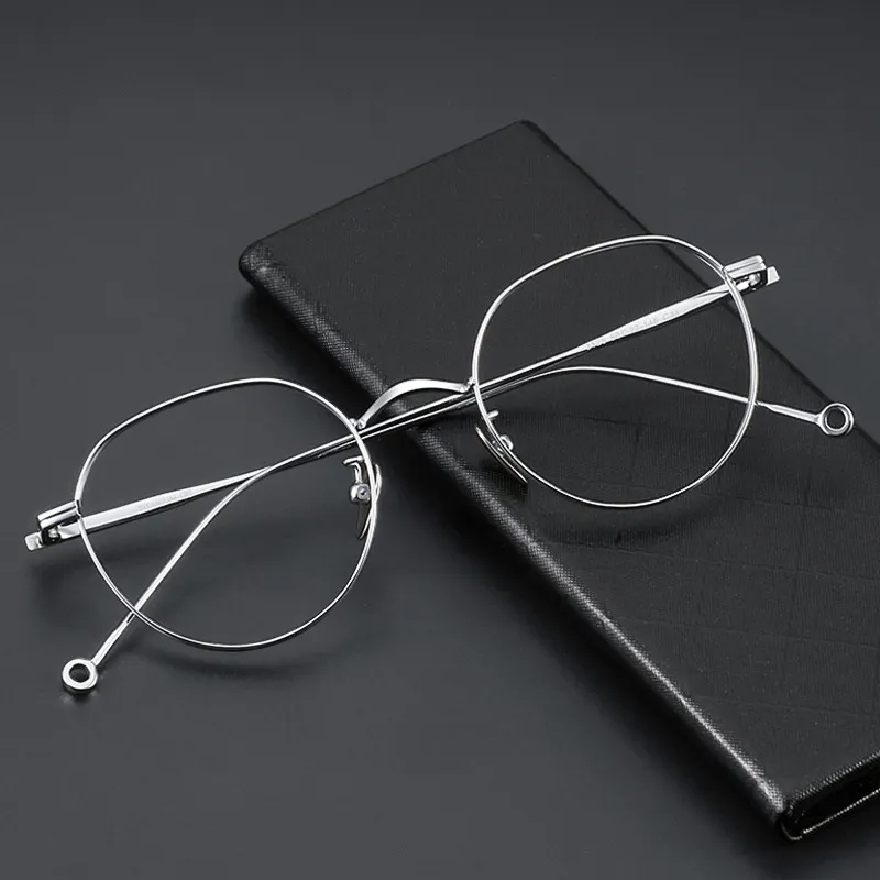 Glazzy Beta titanyum alaşımlı optik gözlük çerçeveleri tam jant reçete gözlük gözlük gözlük çerçeve