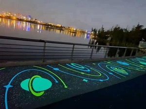 Guijarros que brillan en la oscuridad, piedras termoluminosas para exterior, noche brillante - Product Image 4