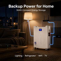 Batterie Lithium-Ion Solard 8000 Cycles 512V 100Ah Haute Efficacité LFP pour Système Solaire de Secours avec Moniteur Intelligent CAN WIFI Empilable 5kWh Garantie 10 Ans
