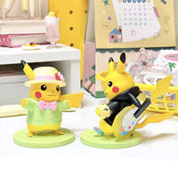 Cajas Sorpresa de la Serie de Disfraces de Pikachu de Pokémon de Miniso, Anime Japonés 100% Auténtico, 6 Piezas/Caja, Mini Figuras Kawaii Coleccionables
