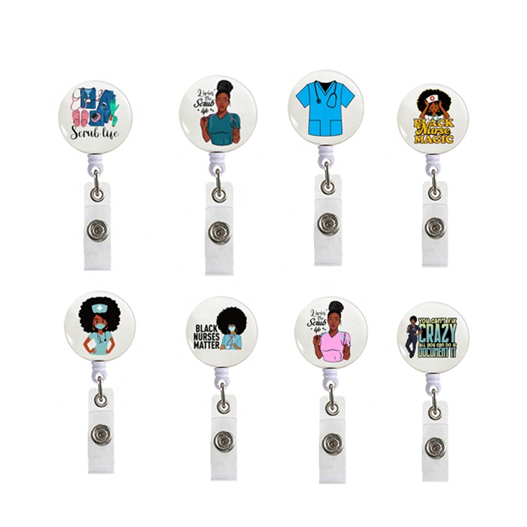 Низкий минимальный заказ оптовая продажа под заказ сменный значок для медсестры ID аксессуары для катушки