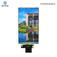 Modul Layar LCD IPS TFT Vertikal Persegi Panjang 5.0 Inci 480*854 ST7701S SPI MIPI Papan Penggerak CTP Layar Panel Sentuh Kapasitif
