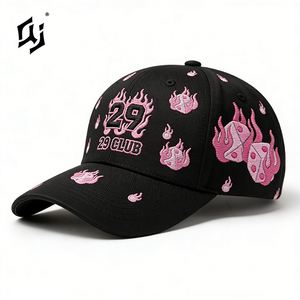 Vieille casquette de baseball souriant émoticône imperméable à l'eau Street Trend Duck Cap Sun Visor Hat Curved Brim Printed Embroidered Dot Pattern - Product Image 1