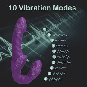 Vibrateur double <span class=keywords><strong>en</strong></span> silicone à télécommande rechargeable, point G, amour pour les femmes, jouet sexuel clitoridien portable, jouets sexuels pour couples lesbiennes - Product Image 3