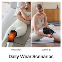 Intelligentes Rotes LED-Licht Kniemassagegerät mit Wärme und Vibration 5000mAh Akku Massageprodukte für Tägliches Wohlbefinden