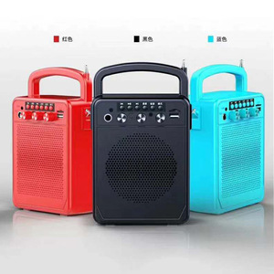 Yu Era Portable Speaker With Microphone Support Rechargeable <b>Battery</b> Outdoor Use <b>Square</b> Dance High Volume - Product Image 1