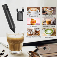 Mélangeur automatique portatif rechargeable par USB, mousseur à lait