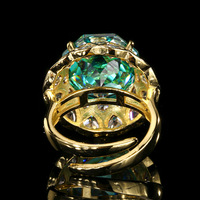 Bague de luxe vintage pour femme XILIANGFEIZI, haute qualité, nouvelle collection 2026, pour cadeau de mariage, 14 mm