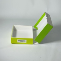 Boîtes rigides ODM de haute qualité, couleur verte, recyclables, biodégradables, vernissage durable, emballage pour produits de santé et médicaments, sur mesure