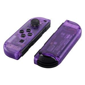 Transparent Purple Replacement Shells for NS Handheld Controller Housing With DIY Replacement Shell <b>Case</b> for NS <b>Switch</b> - Product Image 3