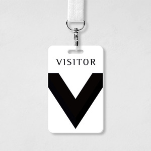 Kích thước tiêu chuẩn không có chip PVC kinh doanh thẻ truy cập cho phép quản lý du khách - Product Image 4