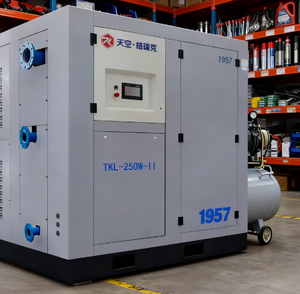 380Volt 20 M3/Min. 132kW 180 PS Kupplungs getriebener Schnecken luft kompressor PCP Airgun Stationär geschmiert Neuer Zustand Motor Motor SPS - Product Image 3