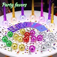 Porte-clés Mini Boule Disco Personnalisée en Argent, Vente en Gros, Porte-clés Boule Disco avec Logo Personnalisé, Fournitures pour Fêtes, ODM