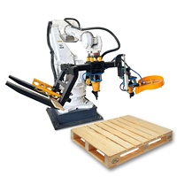 Machine de clouage robotisée industrielle CHRYSO pour palettes, robot de clouage de précision