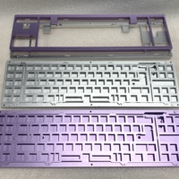 Clavier mécanique en aluminium anodisé, bricolage, plaque en laiton cnc personnalisé en acier inoxydable, Satin