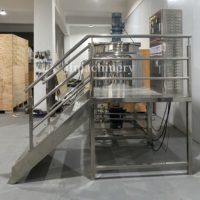 Équipement de mélange chimique, homogénéisateur de savon liquide, mélangeur pour la fabrication de lotion corporelle, machine d'homogénéisation et de mélange de shampoing