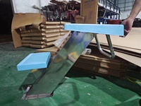 Nouvelle plateforme de départ portable en plastique et acier inoxydable à deux niveaux pour piscine, renforcée pour la plongée