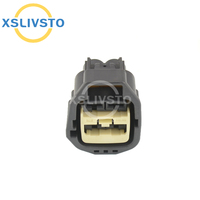 Connecteur étanche automobile 4 broches 6,3 mm, fiche noire 7283-5595-10