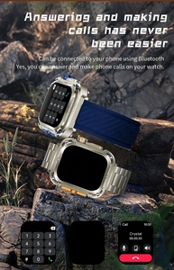 460 mAh pin dài Android Smartwatch la bàn 2.04 HD IPS hiển thị lớn Nhiều chế độ thể thao trả lời cuộc gọi IP68 không thấm nước z85 - Product Image 3