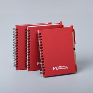 Ensemble de carnets personnalisables imprimés UV pour fournitures de bureau, d'école et de conférence, avec stylo à bille en papier pour une écriture facile - Product Image 2