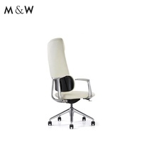 M & W Nouveau design moderne de chaise pivotante de bureau ergonomique en cuir de haute qualité