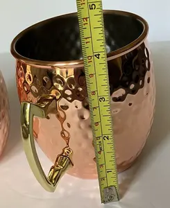 Tazas de mula de cobre con logotipo personalizado de calidad de exportación para regalos, bodas y eventos promocionales disponibles a precio de exportación - Product Image 1
