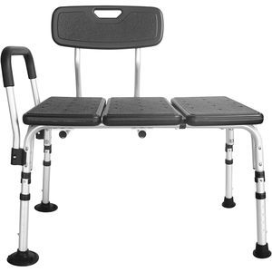Siège de bain pour adulte avec poignée, banc de transfert noir pour personnes âgées PEPE P30019 - Product Image 4