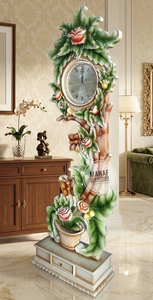 Horloges de sol grand-mère en teck de qualité supérieure, très demandées, faites à la main, vintage, en bois, pour la décoration intérieure - Product Image 3