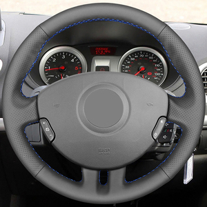 Cubierta de <span class=keywords><strong>volante</strong></span> de coche de cuero de microfibra de estilo deportivo Popular para Renault <span class=keywords><strong>Clio</strong></span> 3 RS 2005-2013 2005-2013 <span class=keywords><strong>Clio</strong></span> 3 - Product Image 2