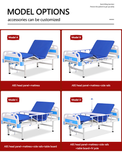 Camilla Manual de 2 funciones de alta calidad, cama médica de Cuidado del Hogar ABS para el cuidado del paciente, fábrica al por mayor para uso en hospitales de enfermería - Product Image 3