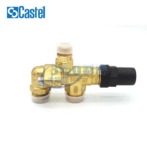Vanne de sécurité Castel, vanne de commutation 3032/44, corps en laiton pour systèmes de climatisation et de réfrigération centraux - Product Image 4