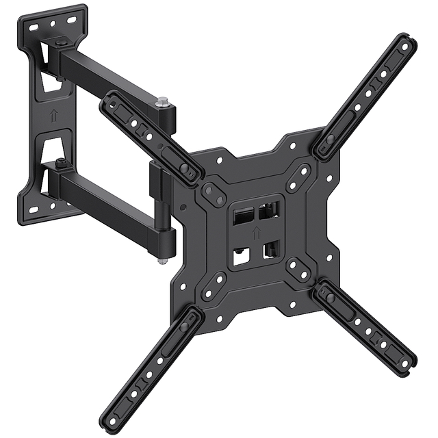 Hot Selling Economic Full Motion Adjustable TV Wall Mount Suitable for 26"-55" TV Screen Max Loading 40 Kgs