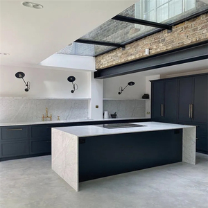 <span class=keywords><strong>Cuisine</strong></span> <span class=keywords><strong>italienne</strong></span> haut de <span class=keywords><strong>gamme</strong></span>, luxe moderne, armoire de <span class=keywords><strong>cuisine</strong></span> en acier inoxydable, évier, robinet, charnière, étanche, acier inoxydable 304, stratifié blanc - Product Image 4