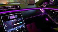 Lampu Ambient Berkualitas Tinggi Cocok untuk Mercedes-Benz S-Class (W223) 2021-2023, Ventilasi Udara Depan dan Belakang, Tweeter 4D Berputar
