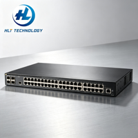 Switch PoE+ Gigabit Administrado JL725A de 24 Puertos con 4 Uplinks SFP+ de 1/10G, Presupuesto de 370W, Red Empresarial de Capa 3