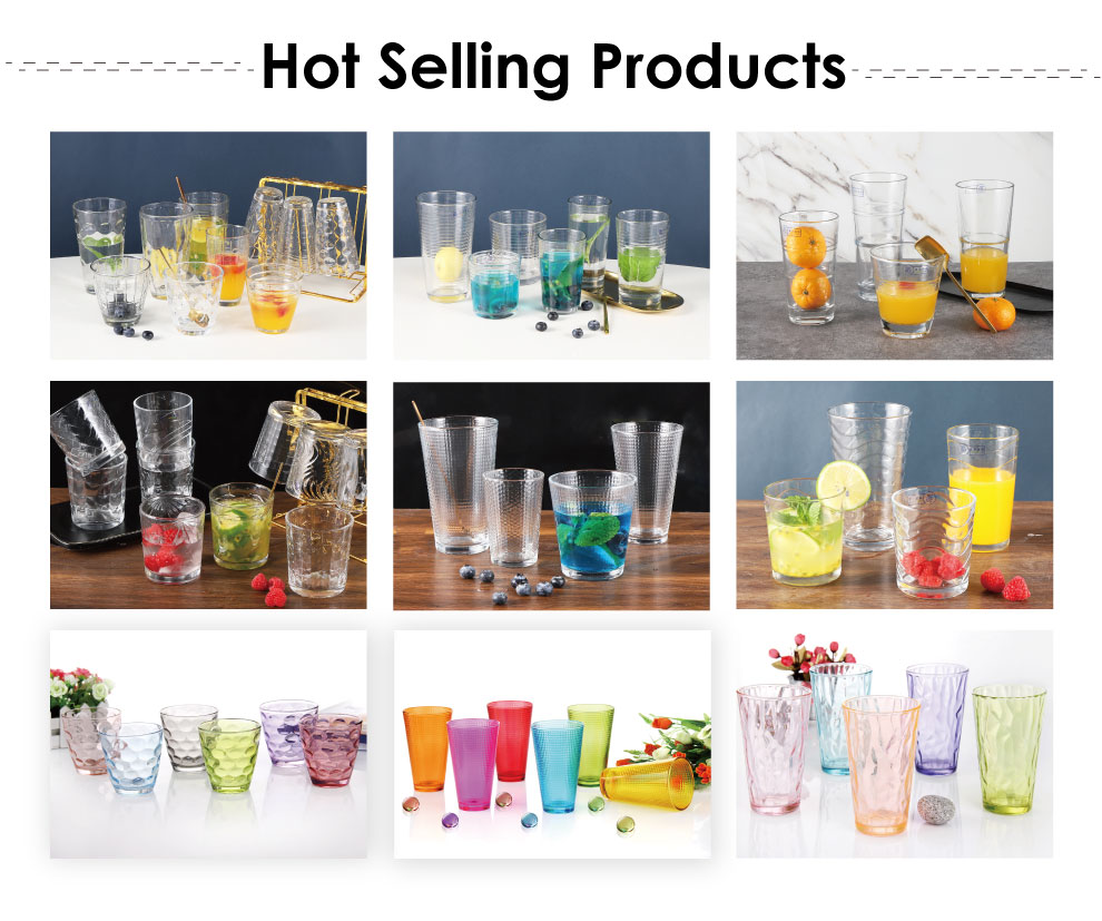 high quality popular classic designs water glass tumbler  8oz hot sale wave curve inside home restaurant glass cup for home used