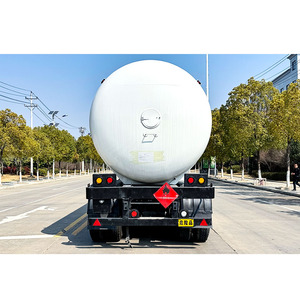 Réservoir de stockage GPL 30 tonnes Semi-Trailer <span class=keywords><strong>remorque</strong></span> citerne à gaz en acier pour la vente - Product Image 2