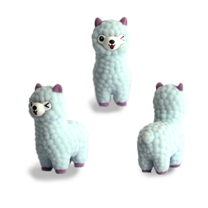 Ensemble de jouets en PVC floqué écologiques, mini figurines de lamas/alpaca kawaii, figurines de jouets promotionnelles miniatures - Product Image 2