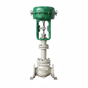 Vanne de régulation pneumatique Songjiang ZJHPW-25C en acier moulé WCB à double siège pour usage industriel haute température - Product Image 1