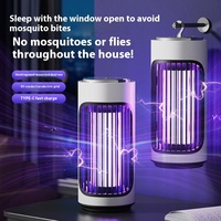 Vente en gros rechargeable, lampe anti-moustiques sans fil USB photocatalyseur à choc électrique