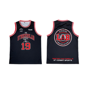 Ensembles d'uniformes de basketball personnalisés style streetwear avec logo brodé, en mesh respirant et à séchage rapide - Product Image 2