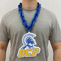 Collier de championnat de basketball en mousse EVA 3D personnalisé pour équipe sportive, chaîne géante pour fans, grand logo pour les fans de sport