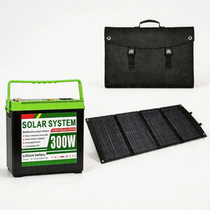 Batterie externe solaire au lithium-ion portable pour situations d'urgence en extérieur, alimentation mobile pour voyages, camping et pannes de courant - Product Image 3