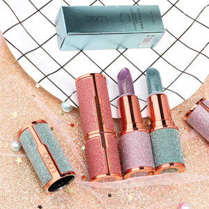Starry Sparkling <span class=keywords><strong>Rouge</strong></span> à Lèvres de Luxe Marque Privée Lisse Vegan <span class=keywords><strong>Rouge</strong></span> à Lèvres Usine Personnalisé Longue Durée Chaud Changement de Couleur <span class=keywords><strong>Rouge</strong></span> à Lèvres - Product Image 3