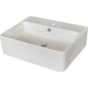 Lavabo de cerámica de encimera rectangular de 50cm con Hole-52x40cm para herramienta de torneado - Product Image 1