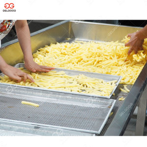 เครื่องผลิตเฟรนช์ฟรายส์อัตโนมัติ GELGOOG สำหรับธุรกิจ  ทำจากสแตนเลส ใช้แก๊ส สำหรับมันฝรั่งทอดสดและมันฝรั่งทอดแช่แข็ง - Product Image 6