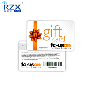 플라스틱 멤버십 CR80 VIP 기프트 카드 바코드/QR/엠보싱 PVC 카드 - Product Image 2